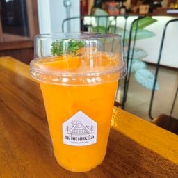 น้ำส้มคั้นสด