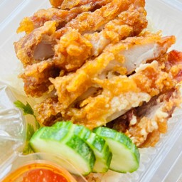 ข้าวมันไก่ทอด