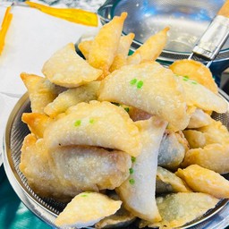 กุยช่ายกรอบไส้มันม่วง