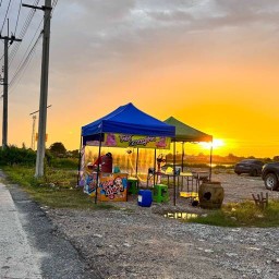 ร้านโจโจ้ ไก่ย่าง ริมคลองบางปลา
