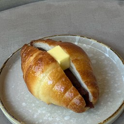 Shio Pan with Red Bean Butter