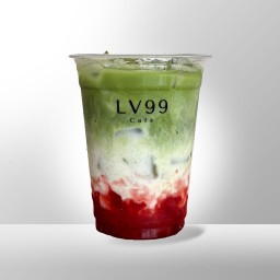 Matcha fresh milk strawberry