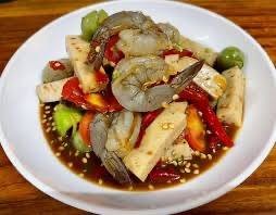 ตำกุ้ง หมูยอ