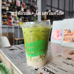 ชาเขียวนม overnight oat