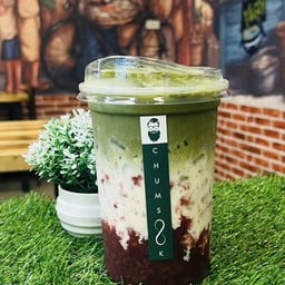 มัทฉะนมสดสตรอเบอร์รี่