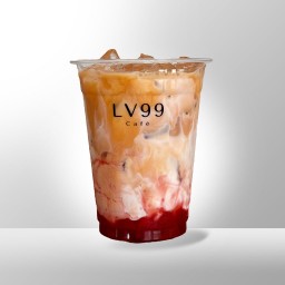 Thai tea fresh milk strawberry