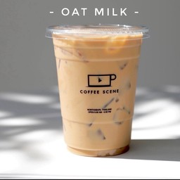 Ice Latte + Oat Milk (กาแฟนมโอ๊ต)