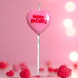 เทียนหัวใจ HBD