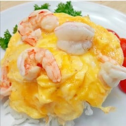 ข้าวไข่ข้นกุ้ง