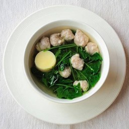 แกงจืดตำลึงเต้าหู้หมูสับ