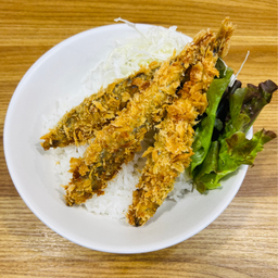 ข้าวปลาไข่ชิชาโมะทงคัตสึ