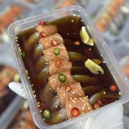 กุ้งห่มผ้า พร้อมข้าวสาหร่าย