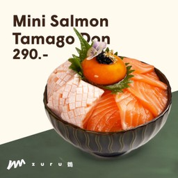 (เมนูพิเศษ) Mini Salmon Tamago Don