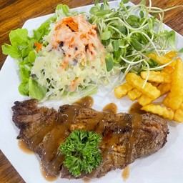 สเต็กเนื้อ ไซส์L 180-200 กรัม