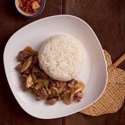 ผัดน้ำมันหอย(ราดข้าว)