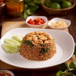 ข้าวผัดกะเพราคลุก