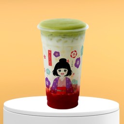 นมสดสตรอเบอรี่ ครีมชีสมัทฉะ