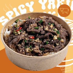 ข้าวหน้าเนื้อ Australia ซอส SPICY YAKINIKU PUNCH