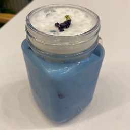 Iced Butterfly Pea Milktea