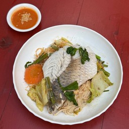 สุกี้ปลากะพง(แห้ง)