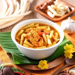 แกงเหลืองไหลบัวกุ้งสด