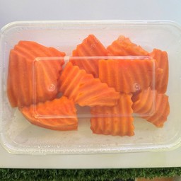 มะละกอสุกหั่น(สด) 1กล่อง