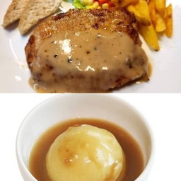 [เซตสุดฮิต] มันบด + สเต็กหมู