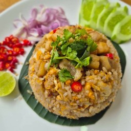 ข้าวผัดกากหมู