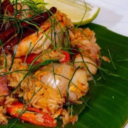 ข้าวผัดต้มยำกุ้ง
