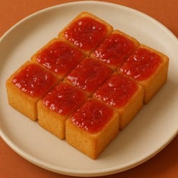 ขนมปังปิ้งแยมสตอเบอรี่