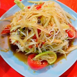 Northeastern Style Spicy Papaya Salad with Vermicelli
