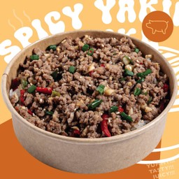 ข้าวหน้าหมูสับซอส SPICY YAKINIKU PUNCH