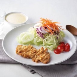 สลัดไก่ทอด