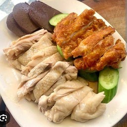 ไก่ต้ม+ไก่ทอด  เล็ก