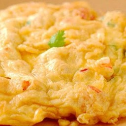 ไข่เจียวกุ้งสับ(Shrimp Omelette)