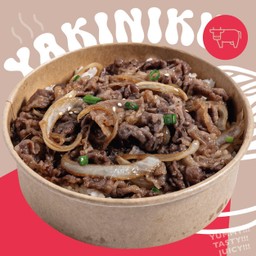 ข้าวหน้าเนื้อติดมันซอส YAKINIKU KICK