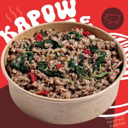 ข้าวหน้าหมูสับซอส KAPOW BLAZE