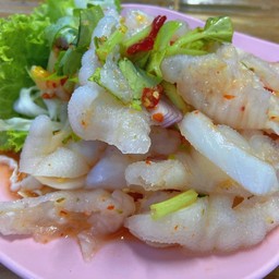 ยำเล็บมือนาง (ขาไก่)