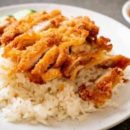 ข้าวมันไก่ทอด