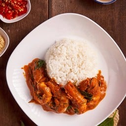 ผัดพริกแกง(ราดข้าว)