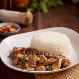 ผัดน้ำมันหอย (ราดข้าว)