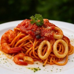 อาราเบียตต้ากุ้งและหมึก