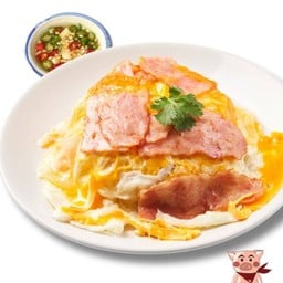 ข้าวไข่ขยี้เบคอนสตริป