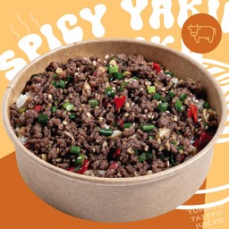 ข้าวหน้าเนื้อสับซอส SPICY YAKINIKU PUNCH