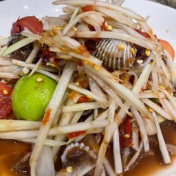 ตำหอยแครงลาว