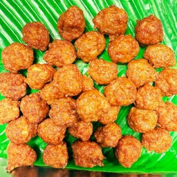 หมูสับทอดกระเทียม(แบบขีด)