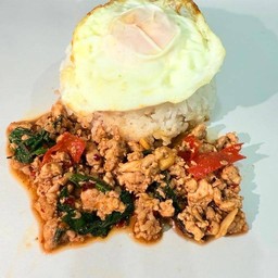 ข้าวห่อกระเพาะหมูสับ