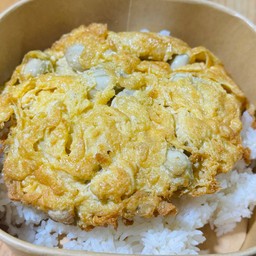 ไข่เจียวหอยนางรม ราดข้าว