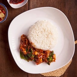 ผัดพริกเผา(ราดข้าว)