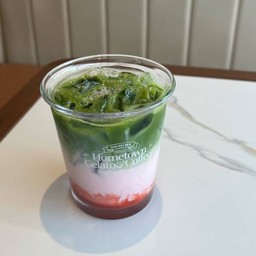 Strawberry Matcha Latte